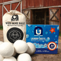 Linen Scent Laundry Sheets & New Zealand Wool Dryer Balls