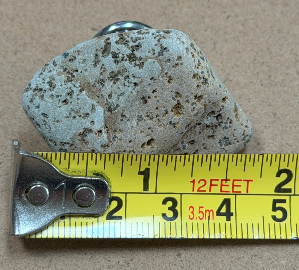 Rustic & Rough Sized Stone Knobs — Set of 6