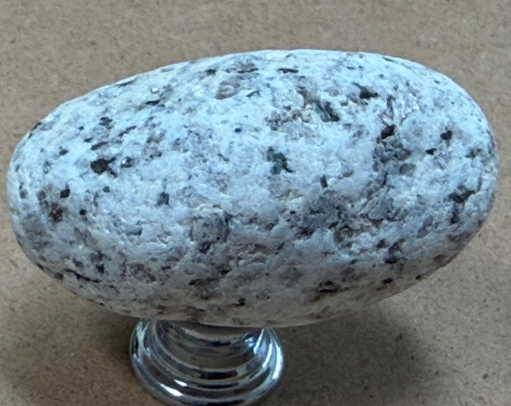 Speckle Granite Stone Knobs — Set of 6