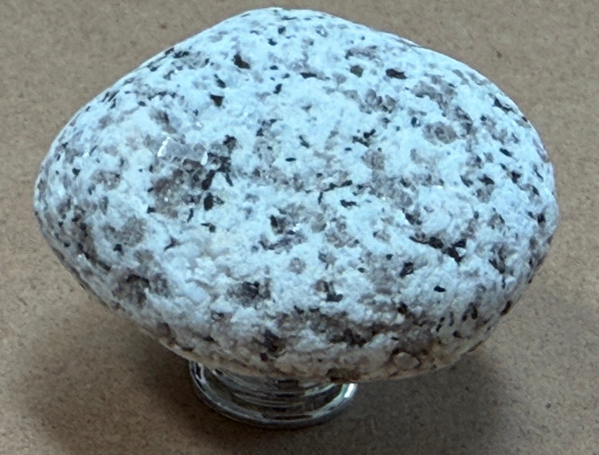 Speckle Granite Stone Knobs — Set of 6