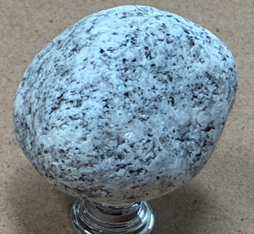 Speckle Granite Stone Knobs — Set of 6