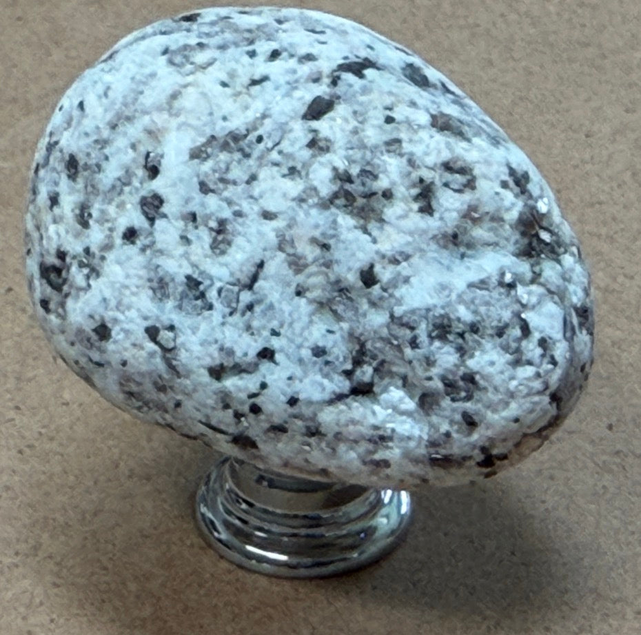 Speckle Granite Stone Knobs — Set of 6