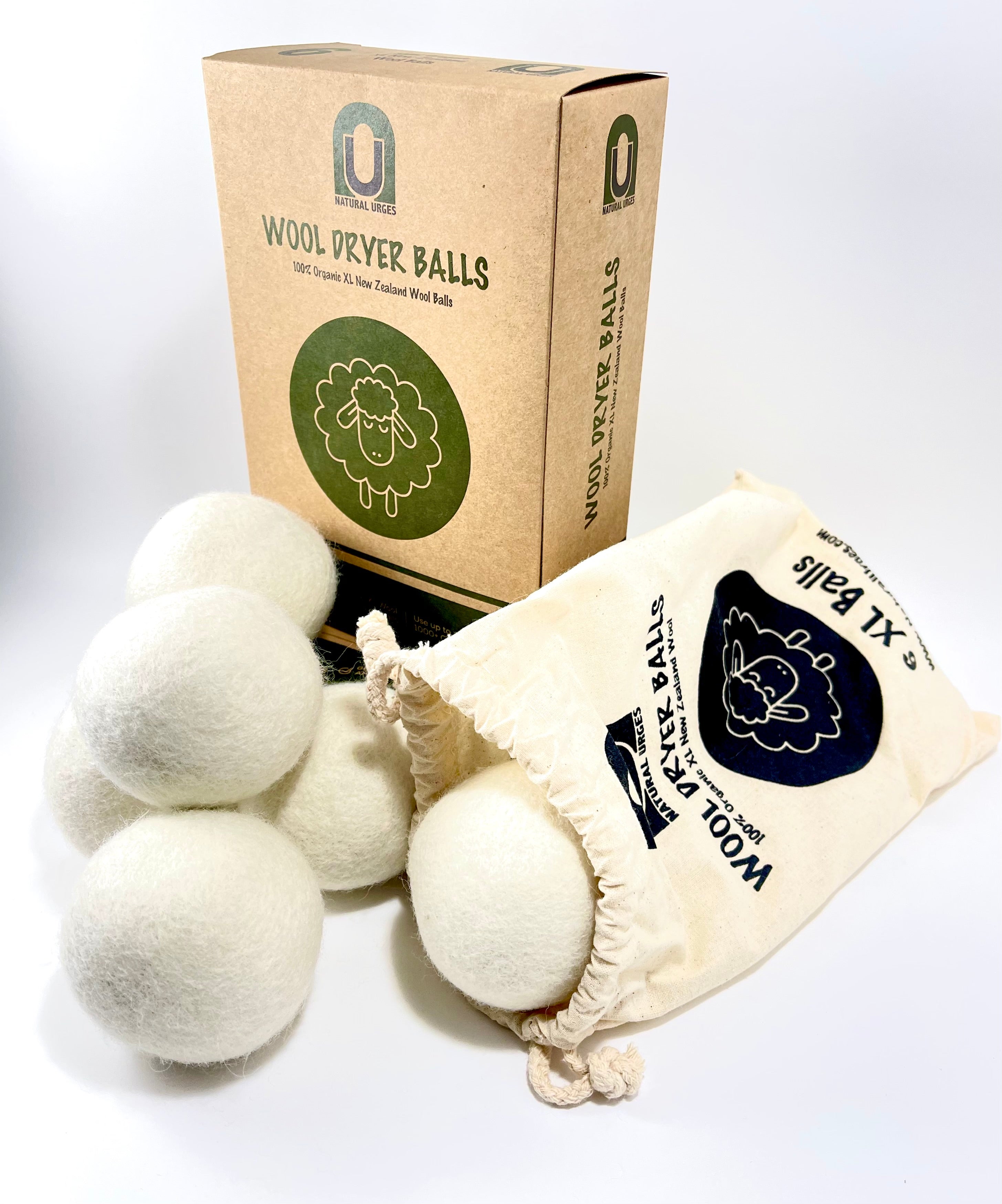 100% New Zealand Wool Dryer Balls